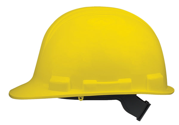 Safety Works SWX00345 Hard Hat with Slip RATCHET, Yellow SWX00345-01