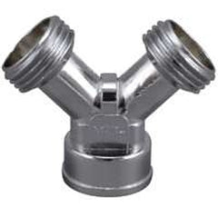 Plumb Pak PP850-1 garden hose splitter Chrome