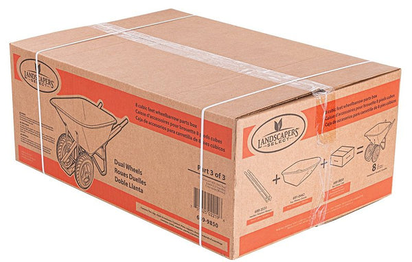 MINTCRAFT 33639 Poly Parts with Block Tire, 8 Cubic Feet 34574