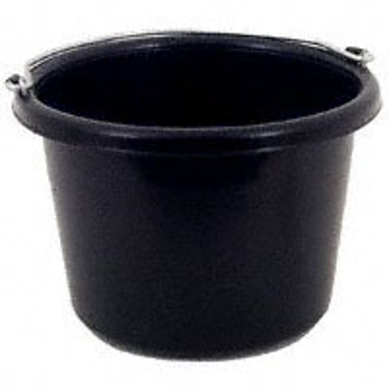 Fortiflex 2 Gallon Utility Bucket Black N-400-8BX