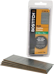 BOSTITCH 18 Gauge Brad Nails, 2-Inch, Coated, 1000 per Box (BT1350B-1M)