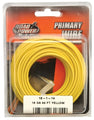 Coleman Cable 18-1-14 18-Gauge 33-Foot Automotive Copper Wire, Yellow 55843833/18-1-14