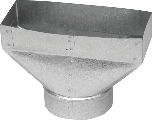 Woxuyzes Galvanized Standard Register Boot, 30-Gauge, 4" x 10" - 6" For Imperial GV0704-C