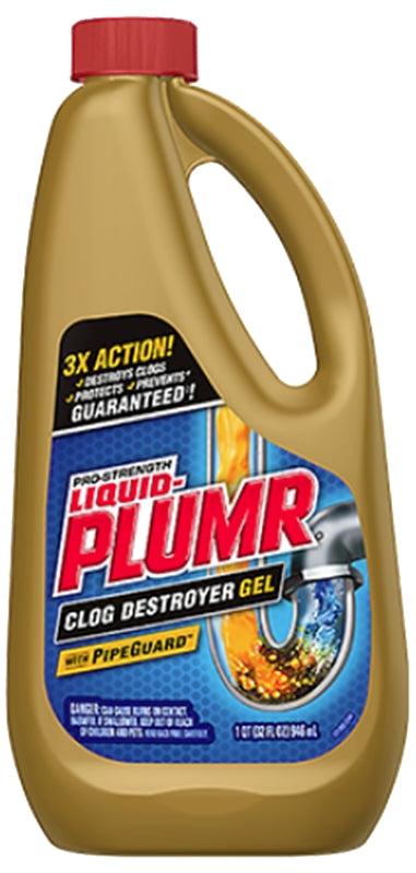 Clorox Company 00243 Pro Liquid Plumber Solution, 32-Ounce
