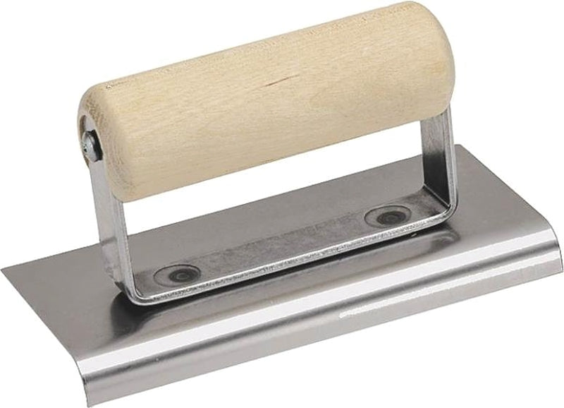 Qlt By Marshalltown Concrete Edger 6 X 4 3/8R, 1/2L Wood Handle CE508S