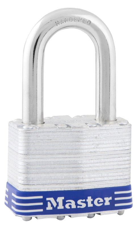 Master Lock 5DLF Outdoor Padlock with Key, 1 Pack, Silver