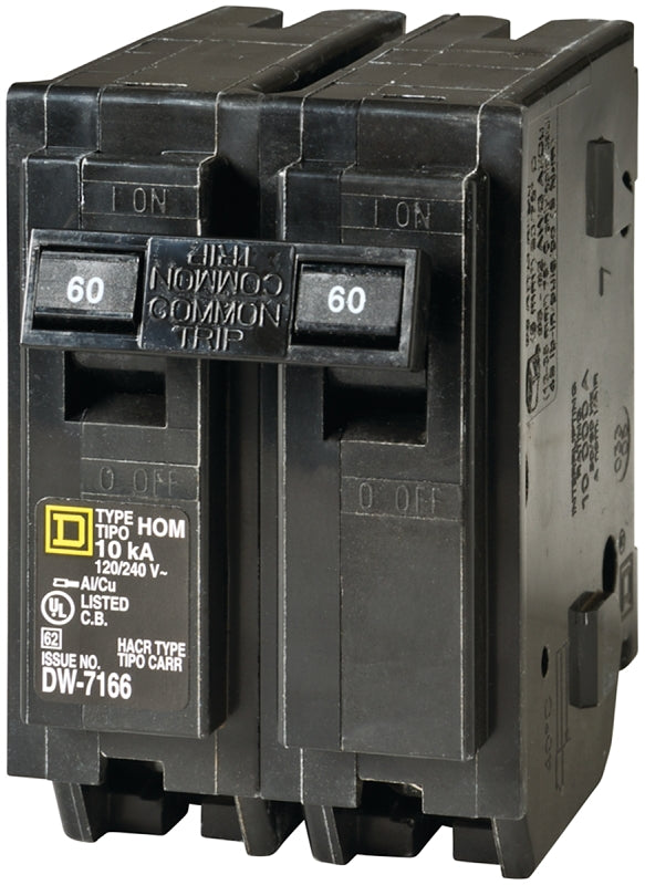 SCHNEIDER ELECTRIC 120/240-Volt 60-Amp HOM260 Miniature Circuit Breaker 120/240V 60A