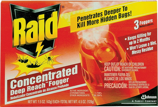 Raid Concentrated Deep Reach Fogger 1.5 Ounce (3 Count) 77701