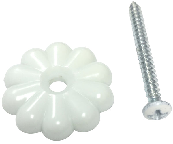 United States Hardware US Hardware RV Rosette Button 1 pk D-138B
