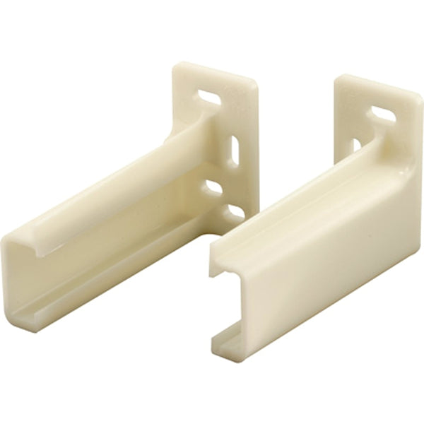 Prime-Line Products R 7265 Drawer Track Back Plate, 3/8 in. x 1 in, Plastic, White, 1 Pair (1 LH, 1 RH), Model: R 7265, Outdoor/Garden Store, Repair & Hardware