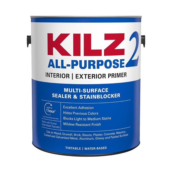 Kilz 20041 Premium Exterior Primer, White, 1 gal Can