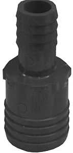 Boshart Industries UPPRC-1207 Reducing Coupling, 1-1/4 x 3/4 in, Insert, Polypropylene, Gray