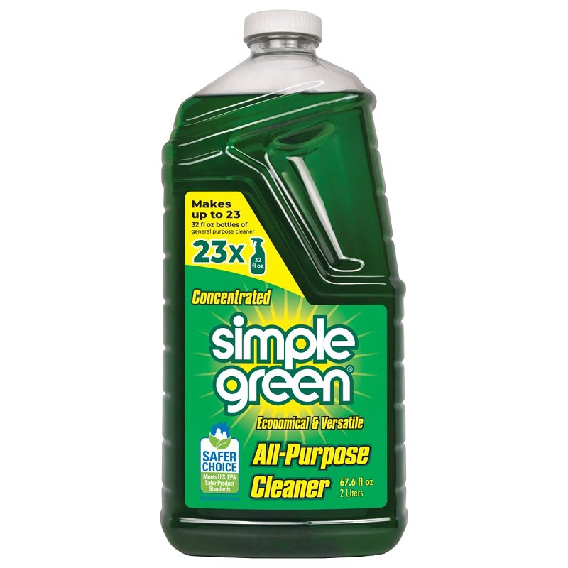 Simple Green 13014 67 All Purpose Cleaner, Green, 67.6 Fl Oz, 1 Count