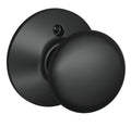 Schlage F170 PLY 622 Plymouth Door Knob, One Sided Non-Turning Dummy Door Handle, Matte Black