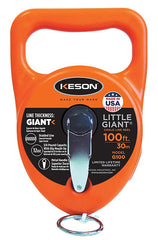 Keson G100 Little Giant Chalk Line Reel, 12-Ounce Chalk Capacity, 100-Foot