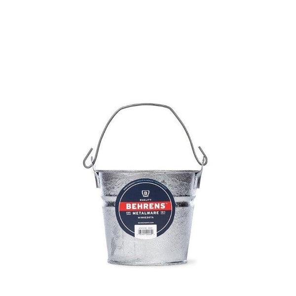 Behrens Galvanized Steel Utility Pail, 2-Quart, Silver 1202