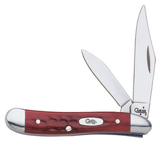 CASE XX WR Pocket Knife Pocket Worn Old Red Bone Peanut Item #781 - (6220 SS) - Length Closed: 2 7/8 Inches