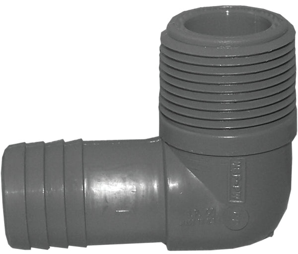 Boshart Industries Pipe Fitting Insert Elbow, Male, 1-In. UPPME-10