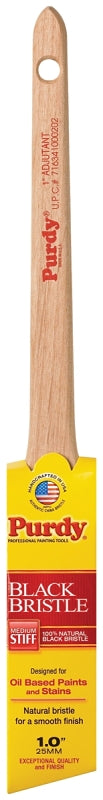 Purdy 144024010 Black Bristle Series Adjutant Angle Sash Paint Brush, 1 inch