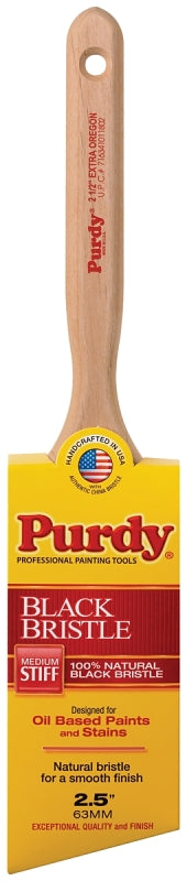 Purdy Black Bristle Extra Oregon 2-1/2 in. Angular Trim Paint Brush - 1 Each 144116025