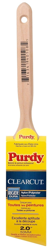 Purdy 144152120 Clearcut Series Glide Angular Trim Paint Brush, 2 inch