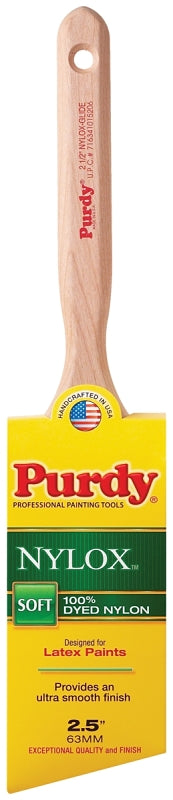2-1/2" Purdy 144152225 Nylox Glide Angled Sash Paint Brush, Tynex Nylon