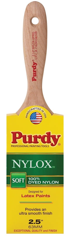Purdy 144380225 Nylox Series Sprig Flat Trim Paint Brush, 2-1/2 inch