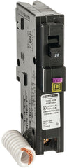 Square D - HOM120DFC Homeline 20-Amp Single-Pole Dual Function Circuit Breaker, 1-Inch Format
