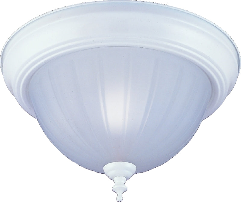 Boston Harbor F52WH01-8031-3L 1-Light 11-Inch Flush Ceiling Fixture, White