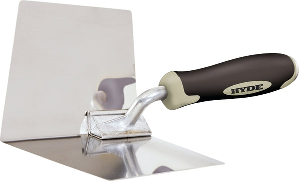 HYDE 09410 Inside Corner Tool, 4 in W Stainless Steel Blade, 5 in Hardwood Handle