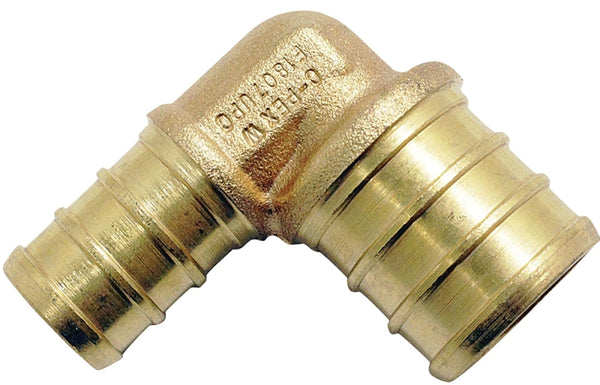 Apollo Conbraco APXE1234 Fitting PEX 0.5 x 0.75 in. Brass Elbow