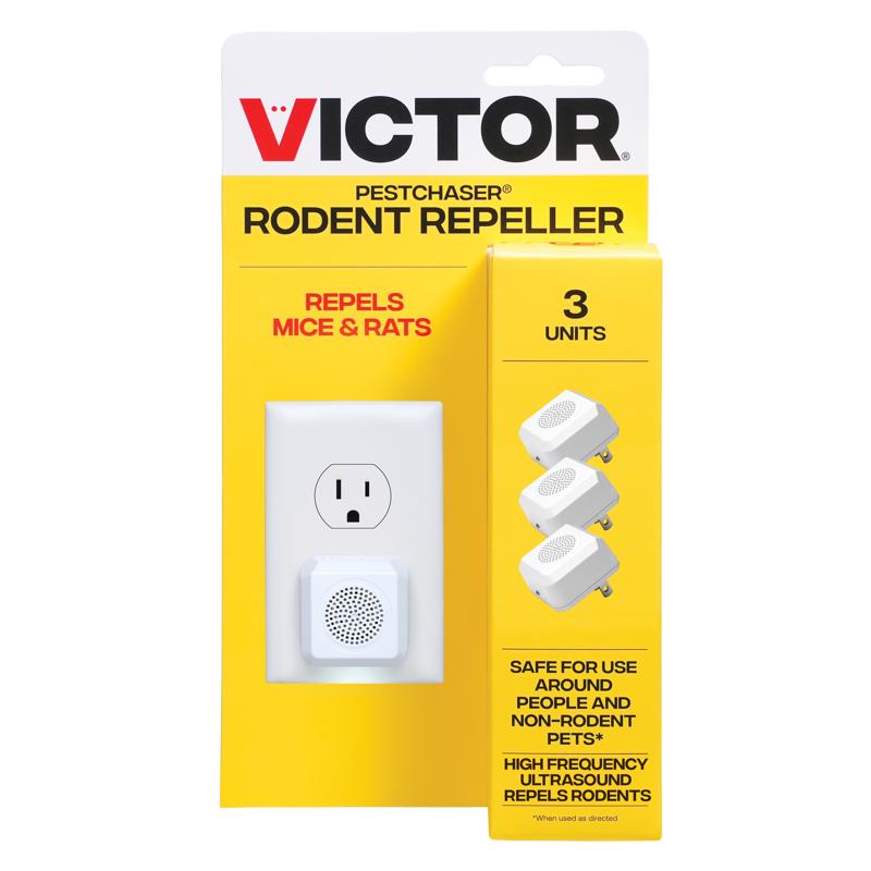Victor M753K Pestchaser Rodent Repellent with Nightlight – 3 Units