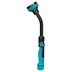 Fiskars Gilmour 820432-1001 Heavy Duty Swivel Connect Compact Watering Wand, 15 Inch Aqua, Black