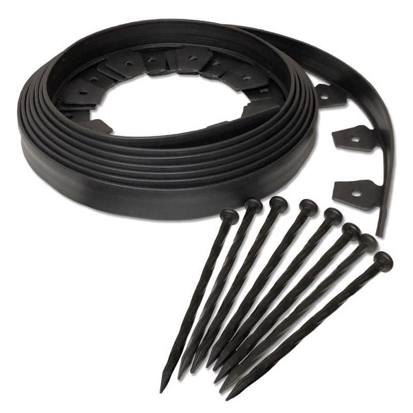 Dimex Easyflex No-dig 20' Edging with 6 Spikes 3000-20R1-6