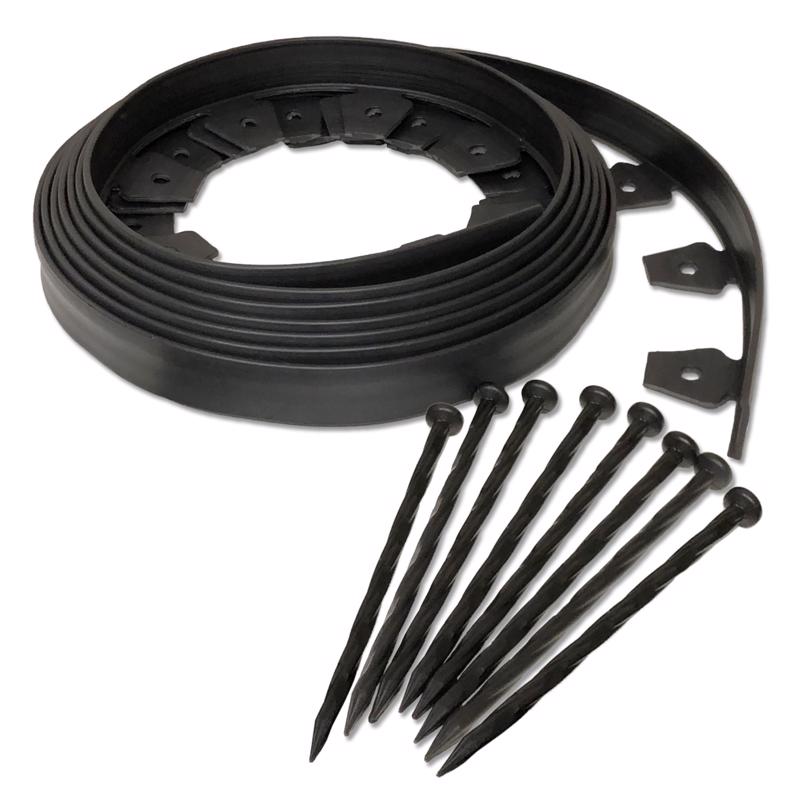Easyflex No-dig 20' Edging with 6 Spikes