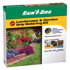 Rain Bird LNDDRIPKIT Drip Irrigation Plant Watering Kit with Fittings, Pressure Regulator, Tubing and Stakes