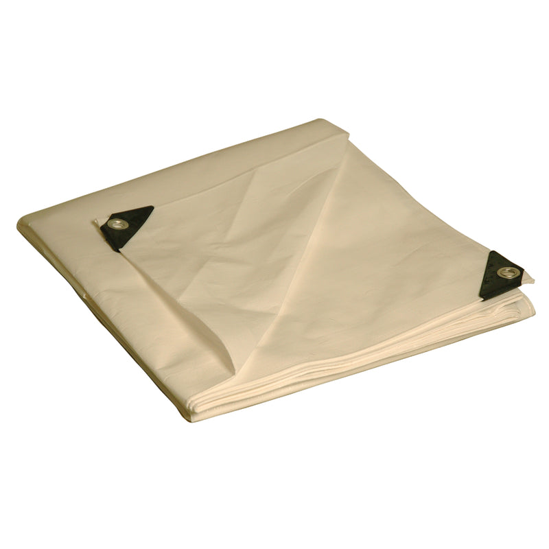 10' x 12' Foremost Tarp 31012 White Dry Top HD White 10-Mil Heavy Duty Tarp