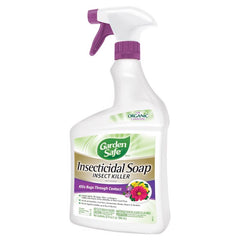 Garden Safe Insecticidal Soap Insect Killer Spray, 32 Oz HG-93216