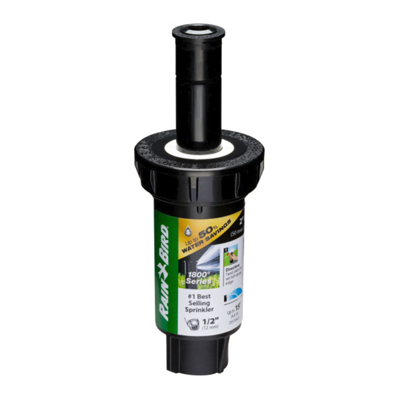 Rain Bird 1802FDSPRS Pressure Regulating Professional PRS pop-up Sprinkler, Black