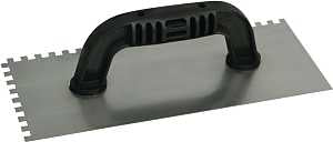 Flooring & Tiling Notched Trowel 1/4 X 1/4 X 1/4 Square