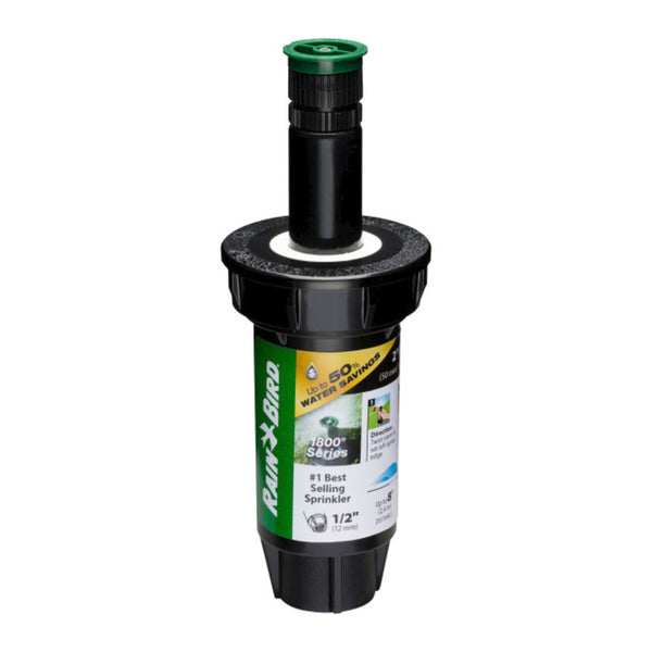 Rain Bird 1802AP8PRS Pressure Regulating Professional PRS pop-up Sprinkler, Black