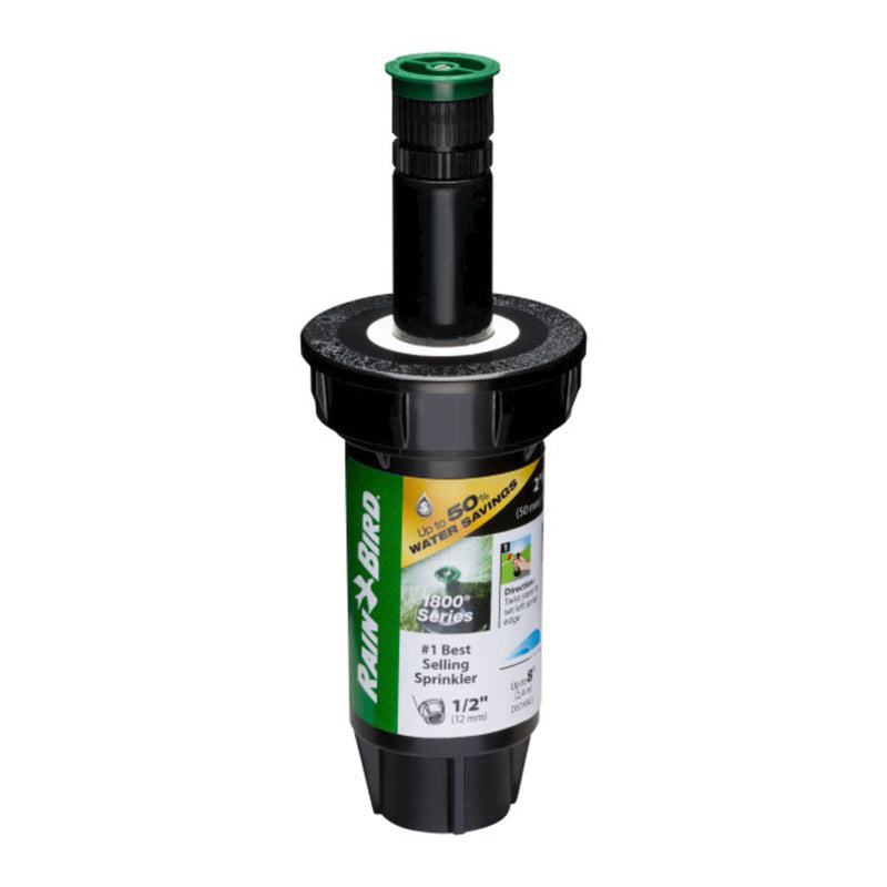 Rain Bird 1802AP8PRS Pressure Regulating Professional PRS pop-up Sprinkler, Black