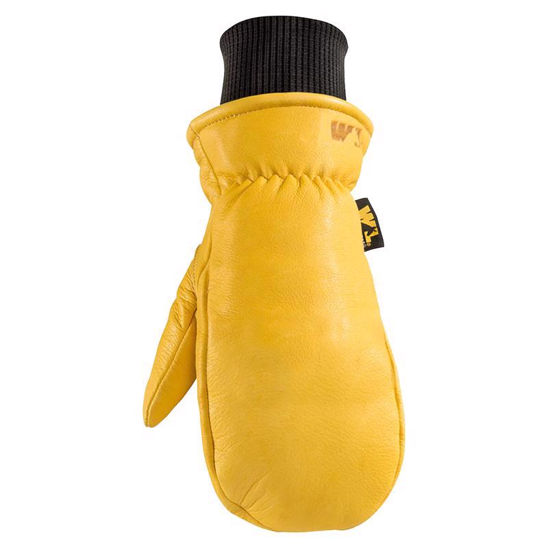 Wells Lamont Men's HydraHyde Leather Winter Work Mittens | Water-Resistant | Saddletan | X-Large (1217XL)