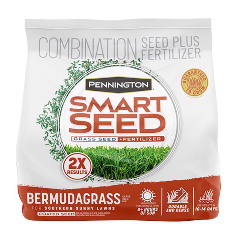 Pennington Seed Smart Seed Bermuda Full Sun Grass Seed & Fertilizer 1.75 lb. - Case of: 1;