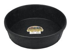 Little Giant Heavy Duty Rubber Pan | Durable Rubber Feed Pan | Indoor & Outdoor Use | 3 Gallons HP-3