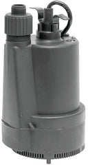 Superior Pump 91330 2400GPH Thermoplastic Submersible Utility Pump with 10-Foot Cord, 1/3 HP