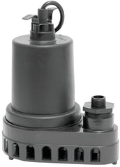 Superior Pump 91570 3300GPH Thermoplastic Submersible Utility Pump with 10-Foot Cord, 1/2 HP