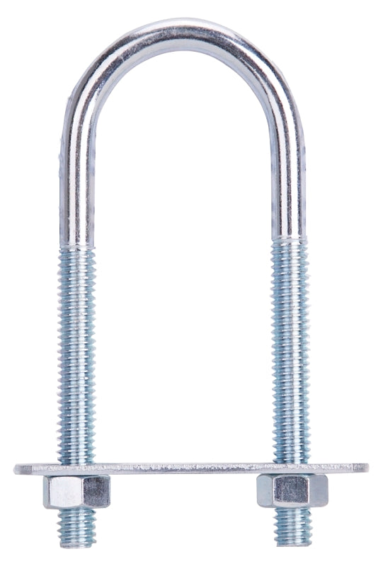 MINTCRAFT LR344 Zinc U-Bolt, 5/16 x 1-3/8 x 4-Inch