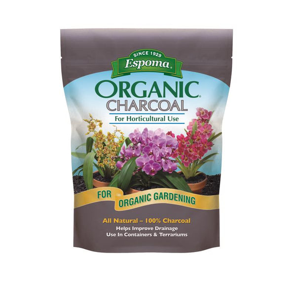 Espoma Organic Charcoal for Horticultural Use, All Natural Carbon Material Helps Improve Drainage in Containers and Terrariums. for Organic Gardening, 4 qt. Bag; Pack of 1 HC4
