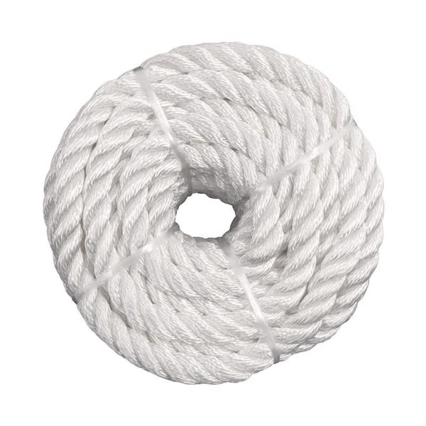 Koch Industries, 3/8, White Koch 5211236 Twisted Nylon Rope, 100 Feet